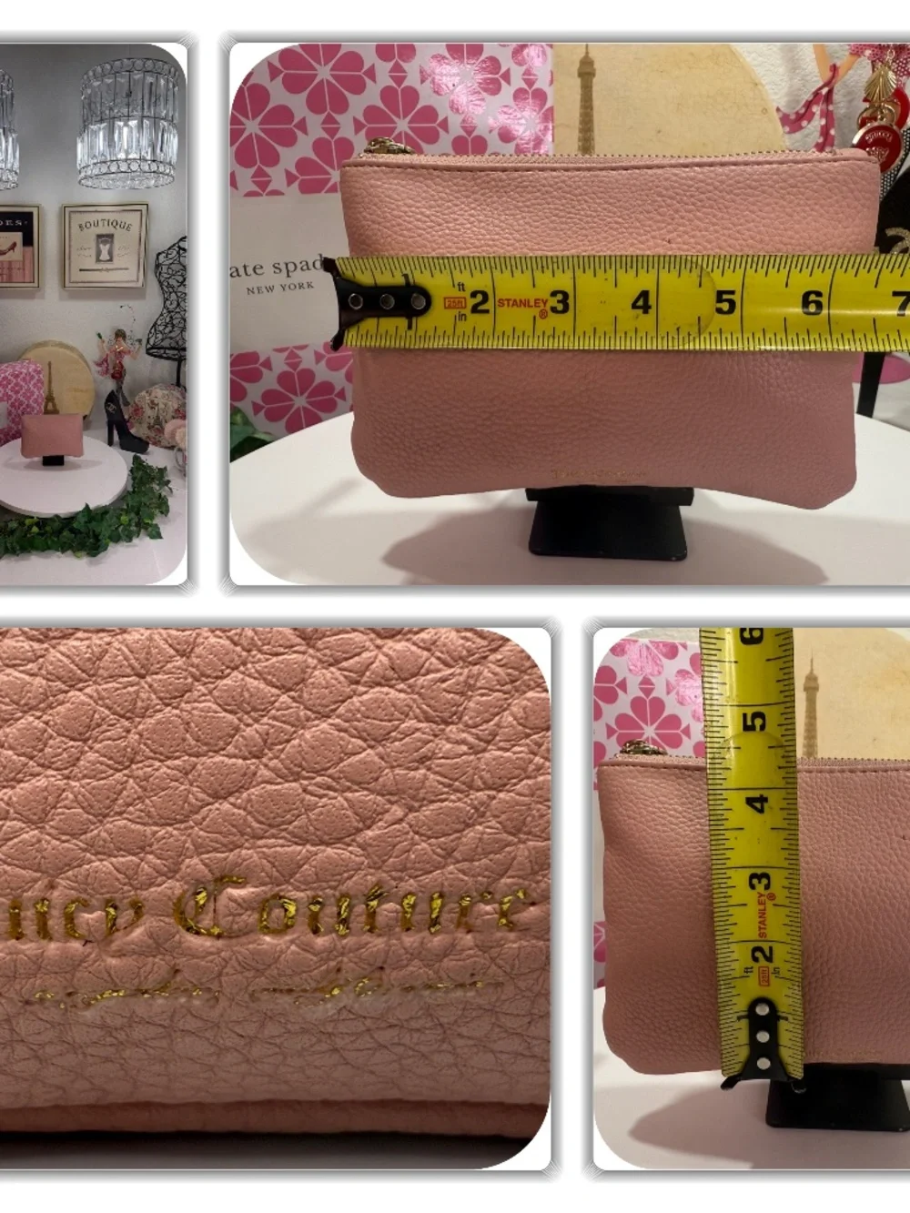 JUICY COUTURE SMALL SALMON POUCH!